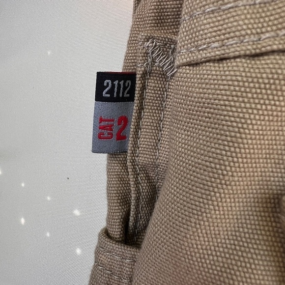 NWT Carhartt Fire Resistant Khaki Pants 2112 Cat 2 Size: 42/32 - Picture 5 of 14